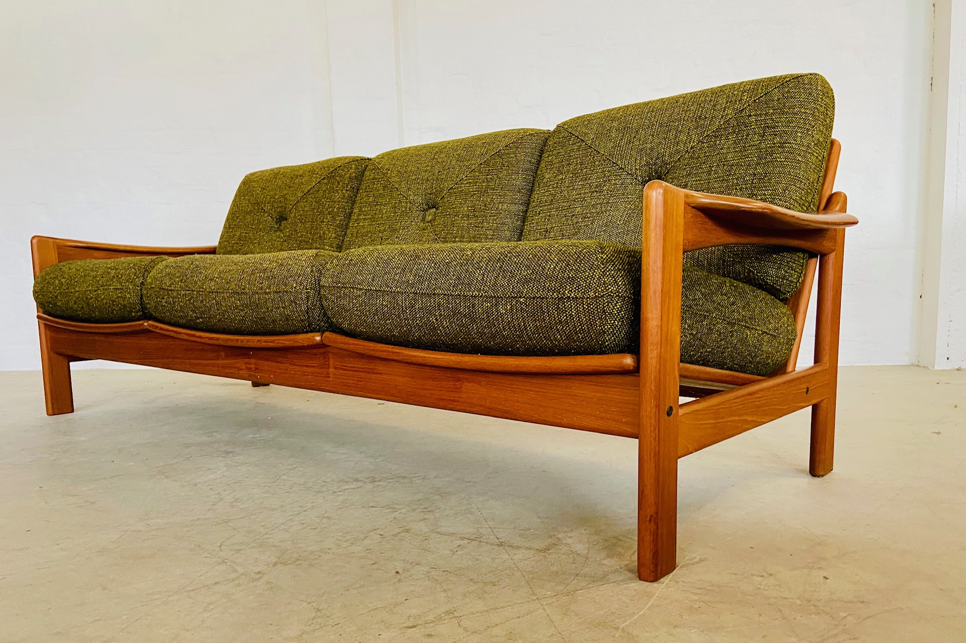 IMG_3189 Vintage Scandinavian  Mid Century Arne Wahl 2 Person Sofa 1970s