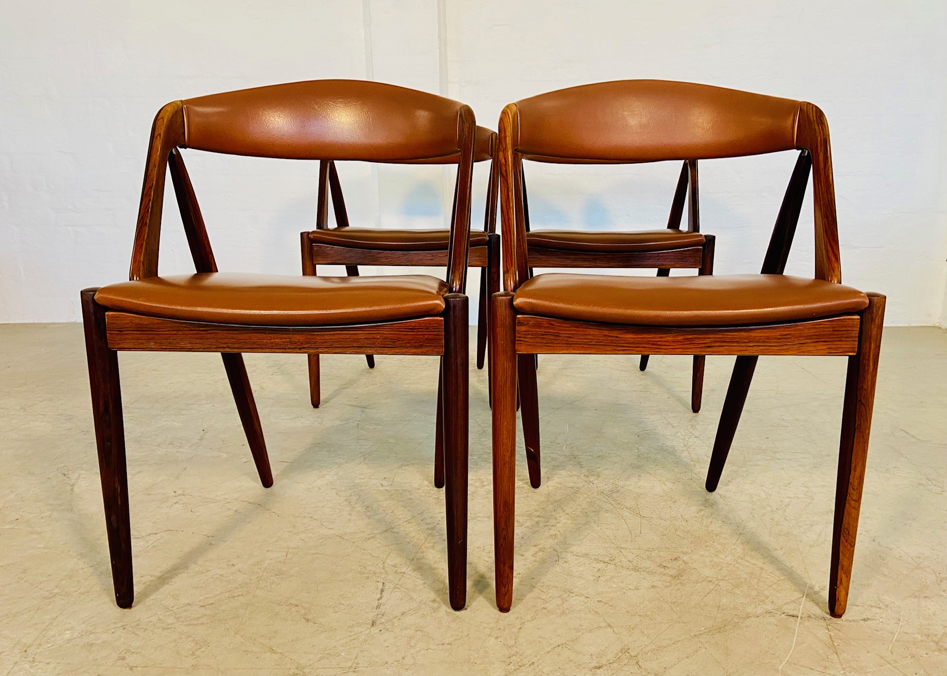 IMG_5566 Vintage Danish Kai Kristiansen Model 31 Dining Chairs – Set of 4 in Rosewood