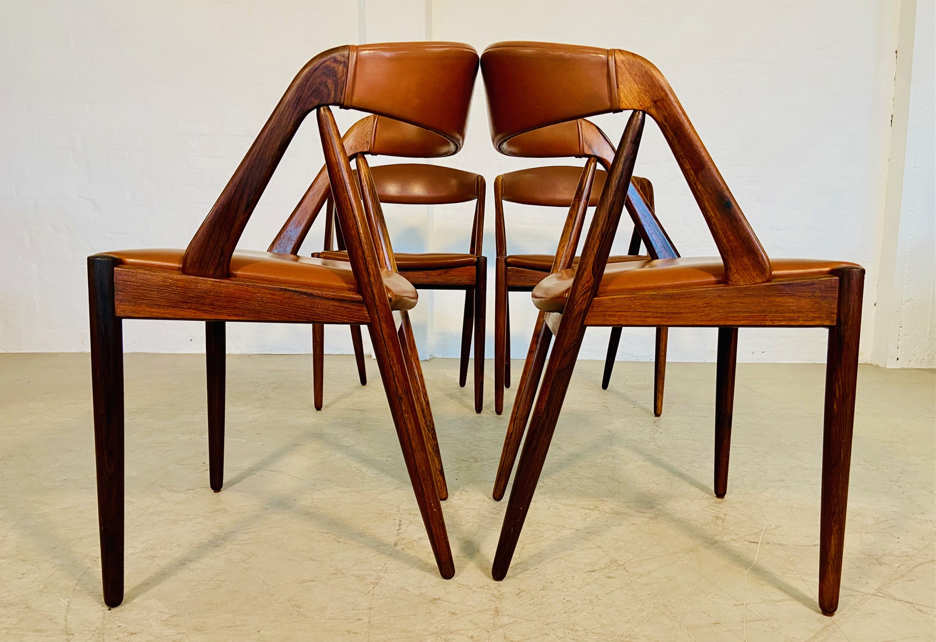 IMG_5570 Vintage Danish Kai Kristiansen Model 31 Dining Chairs – Set of 4 in Rosewood