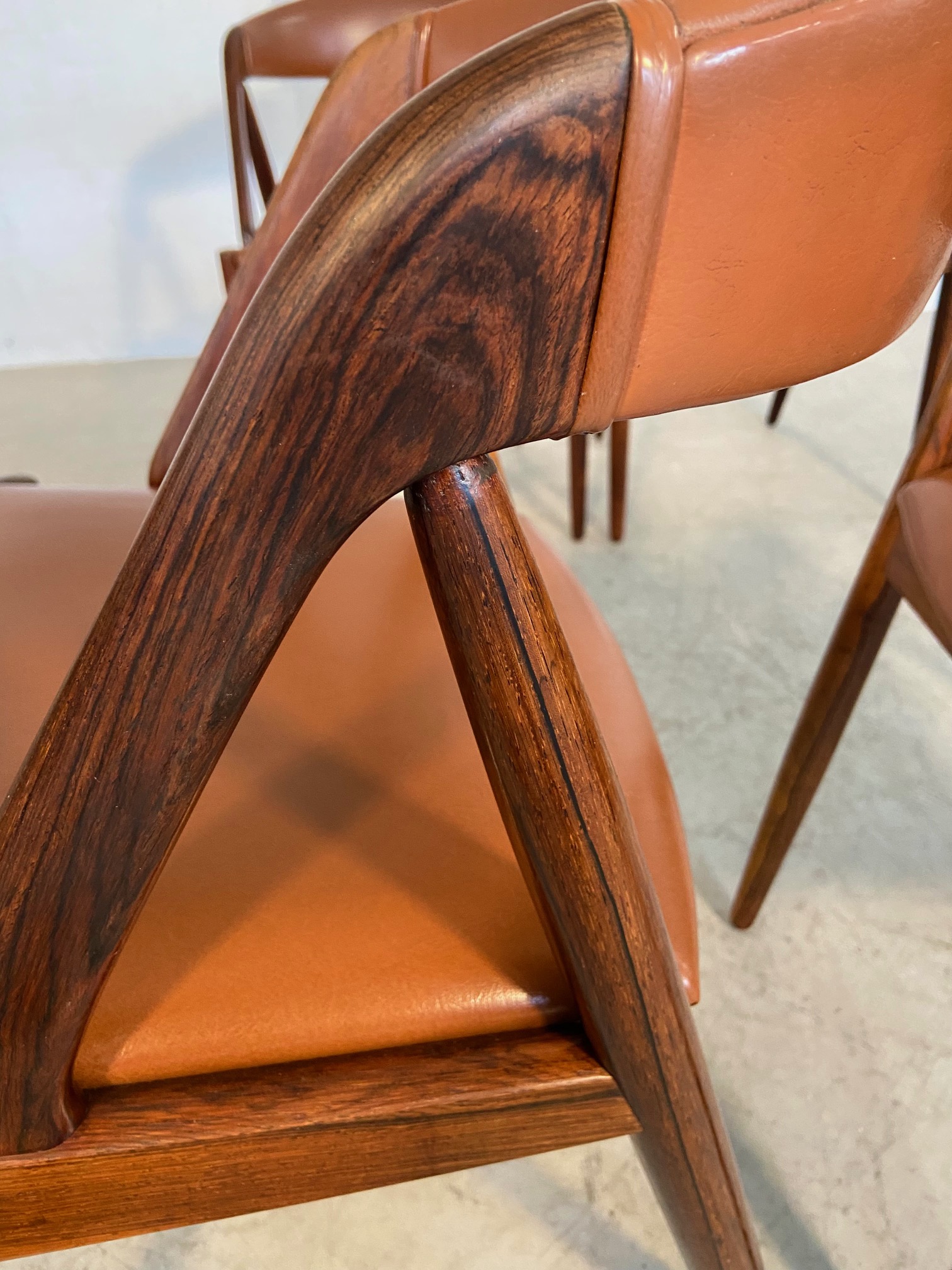 IMG_5572 Vintage Danish Kai Kristiansen Model 31 Dining Chairs – Set of 4 in Rosewood