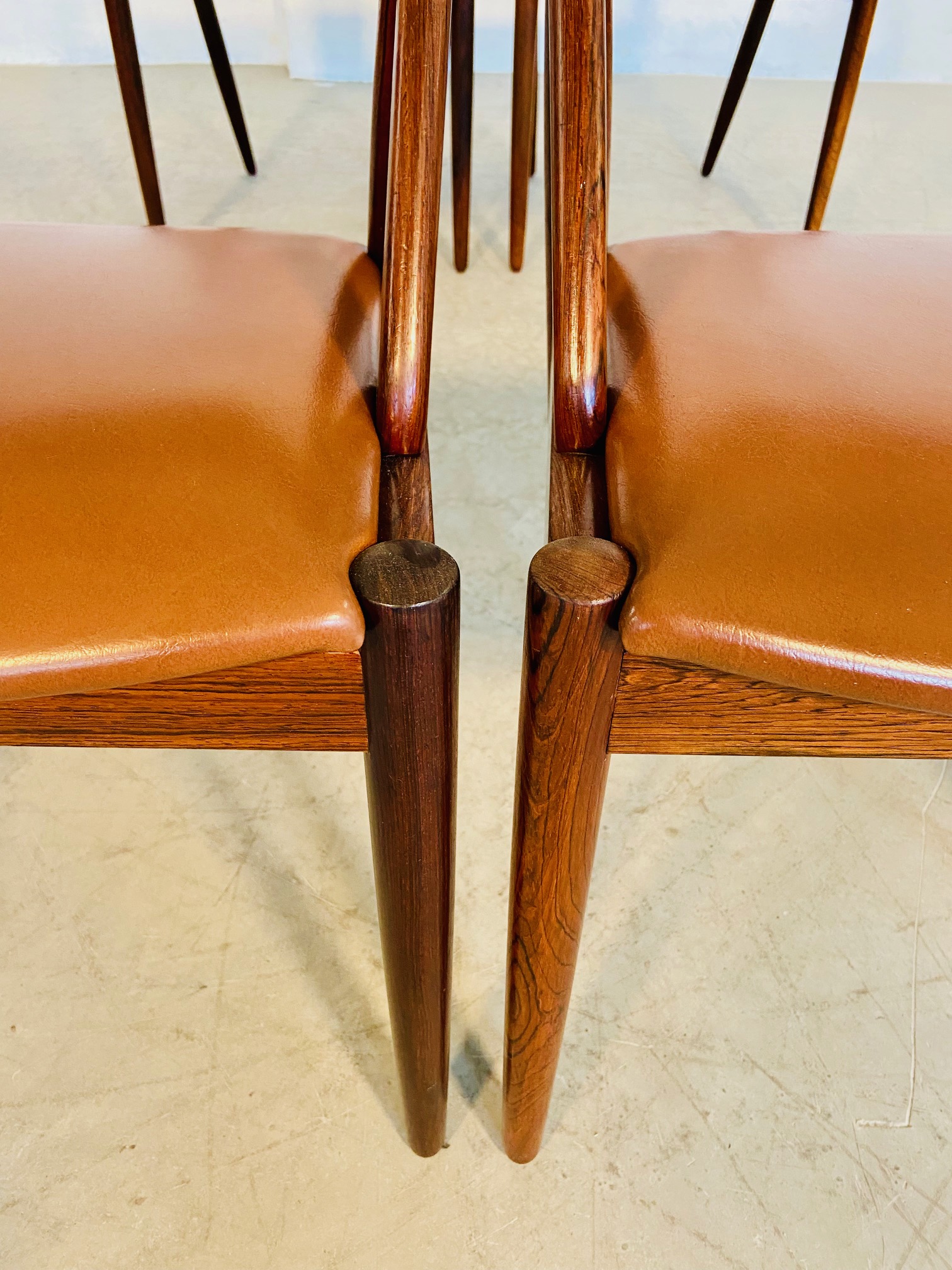 IMG_5577 Vintage Danish Kai Kristiansen Model 31 Dining Chairs – Set of 4 in Rosewood