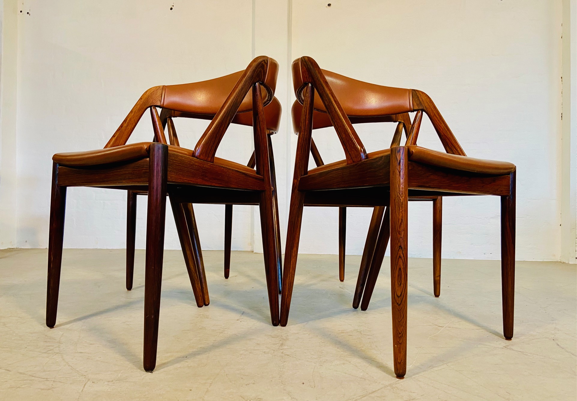 IMG_5578 Vintage Danish Kai Kristiansen Model 31 Dining Chairs – Set of 4 in Rosewood