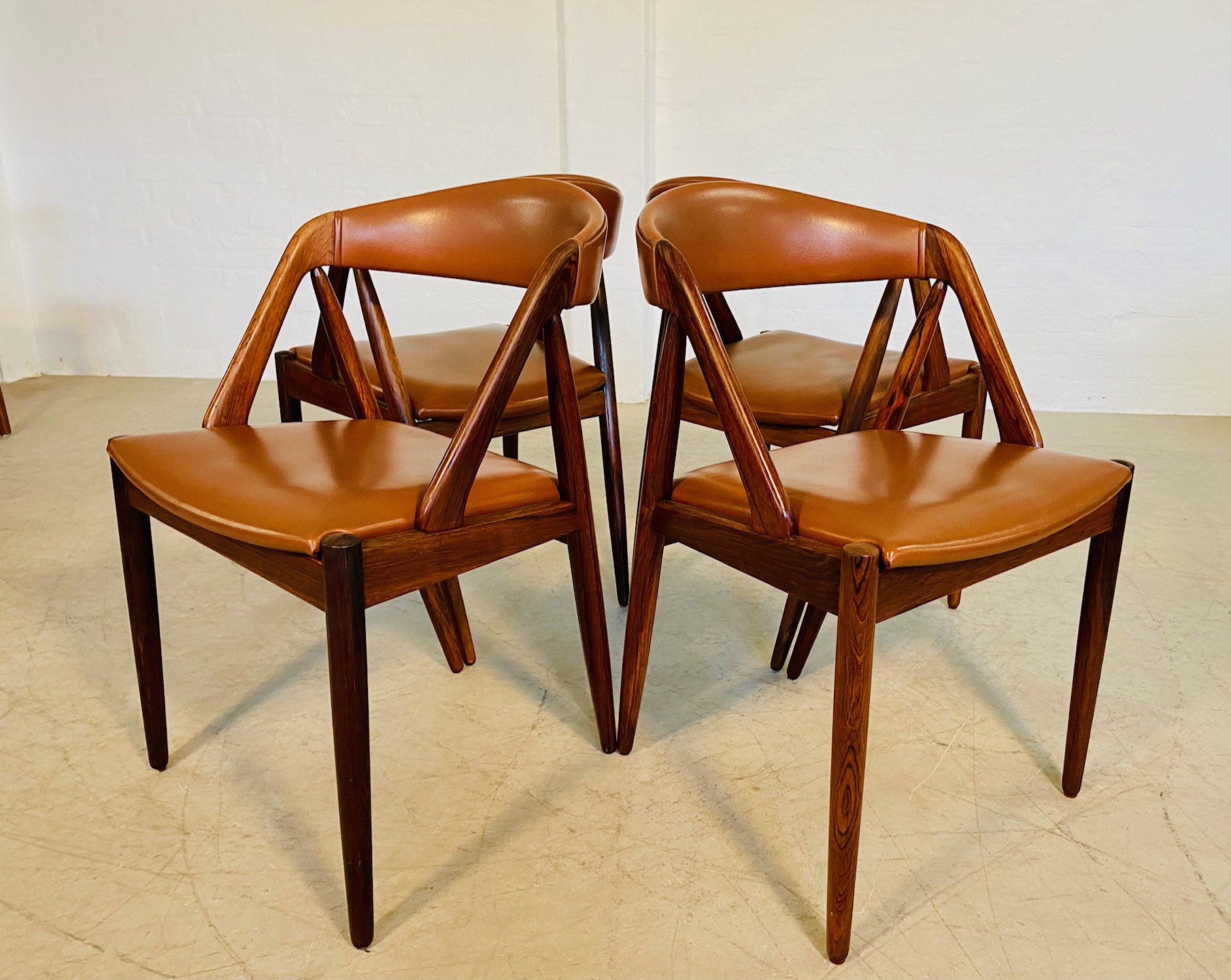 IMG_5579 Vintage Danish Kai Kristiansen Model 31 Dining Chairs – Set of 4 in Rosewood