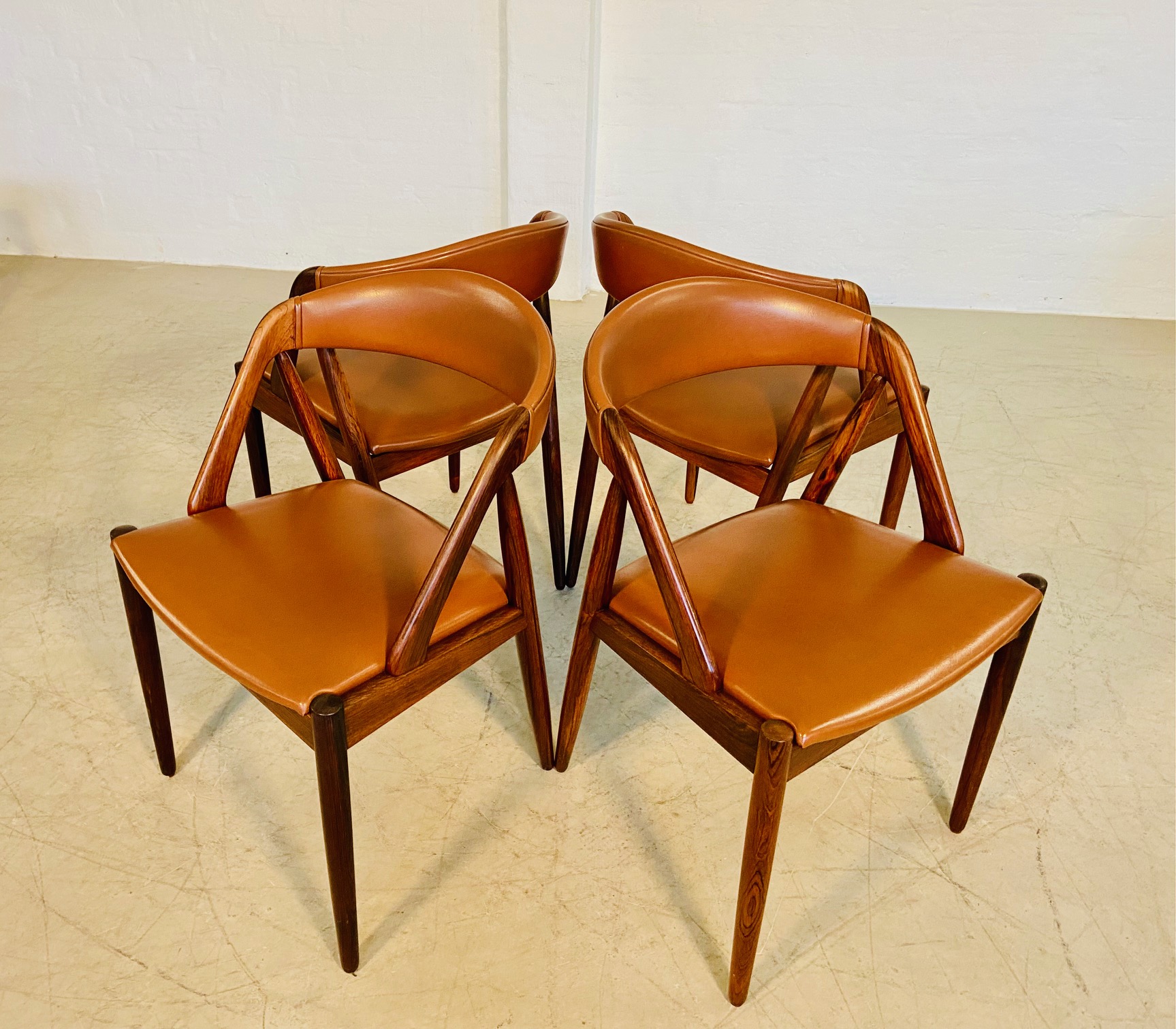 IMG_5580 Vintage Danish Kai Kristiansen Model 31 Dining Chairs – Set of 4 in Rosewood