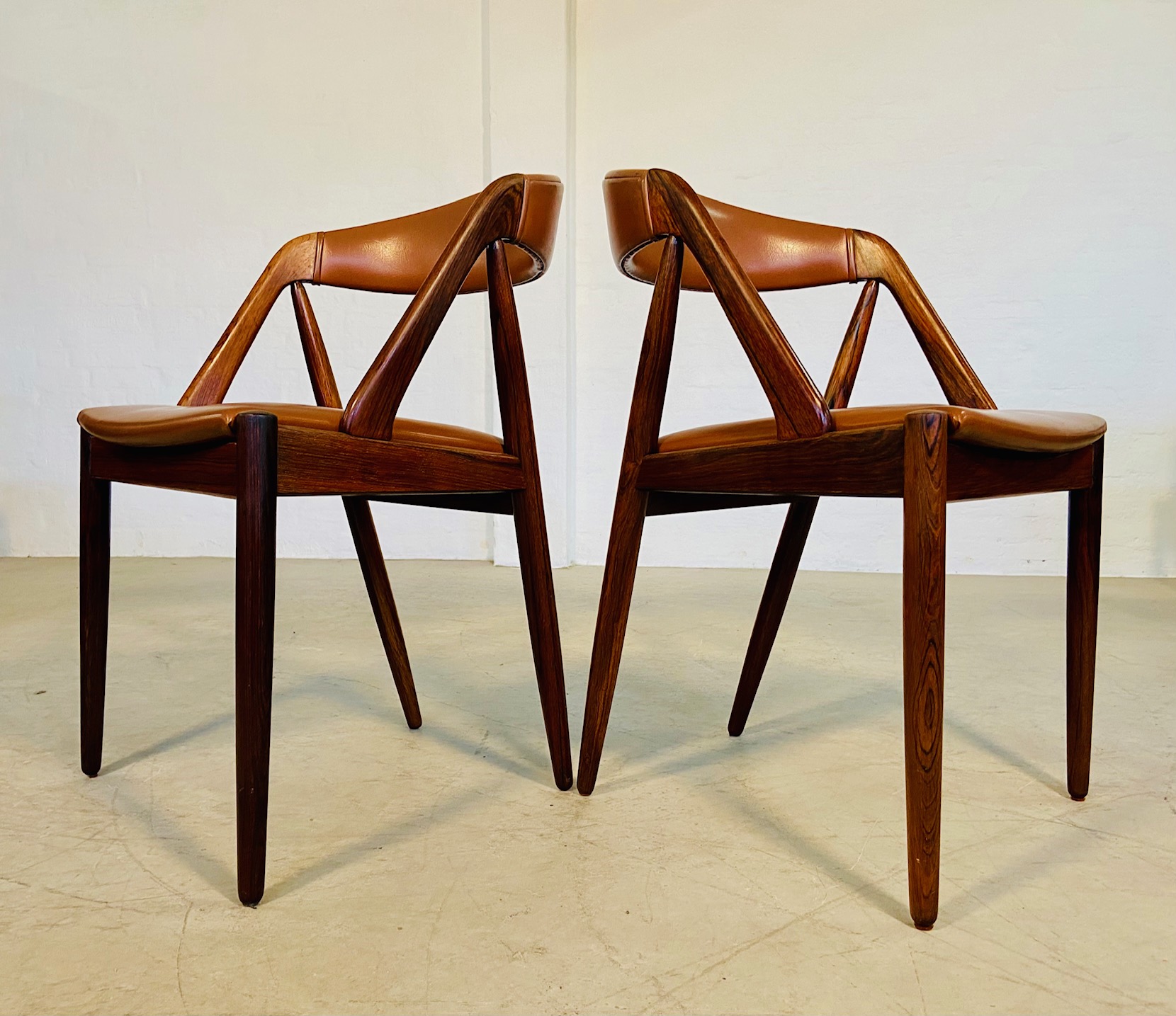 IMG_5581 Vintage Danish Kai Kristiansen Model 31 Dining Chairs – Set of 4 in Rosewood