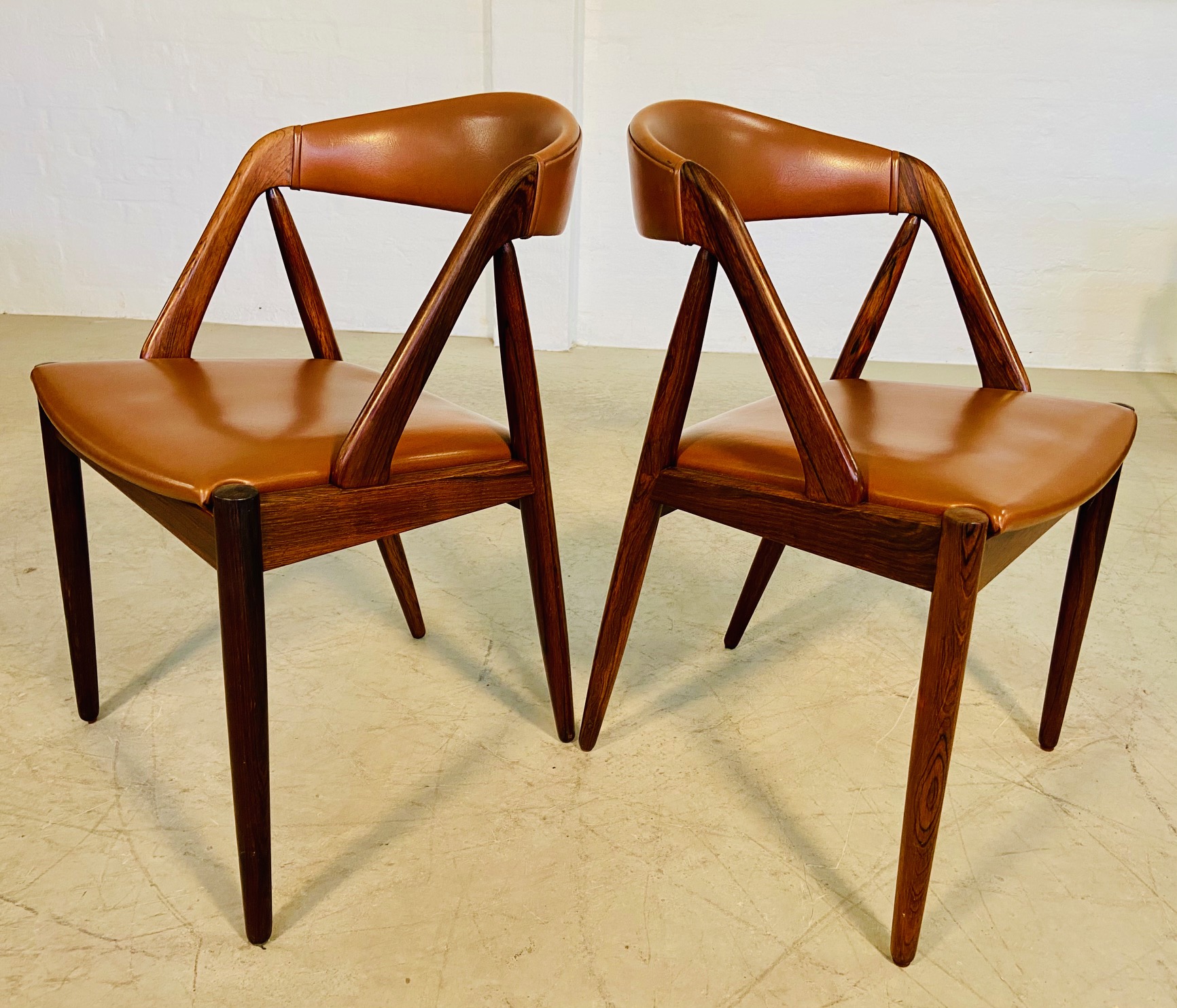 IMG_5582 Vintage Danish Kai Kristiansen Model 31 Dining Chairs – Set of 4 in Rosewood