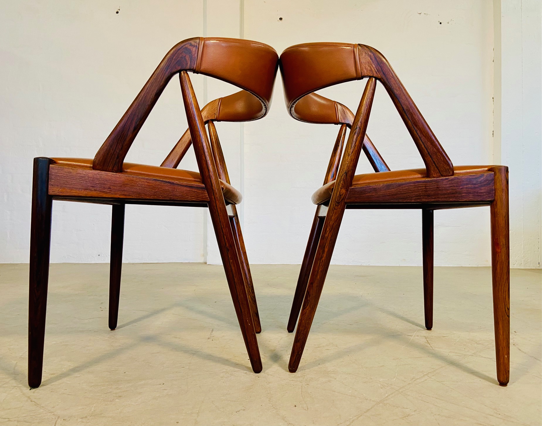 IMG_5583 Vintage Danish Kai Kristiansen Model 31 Dining Chairs – Set of 4 in Rosewood