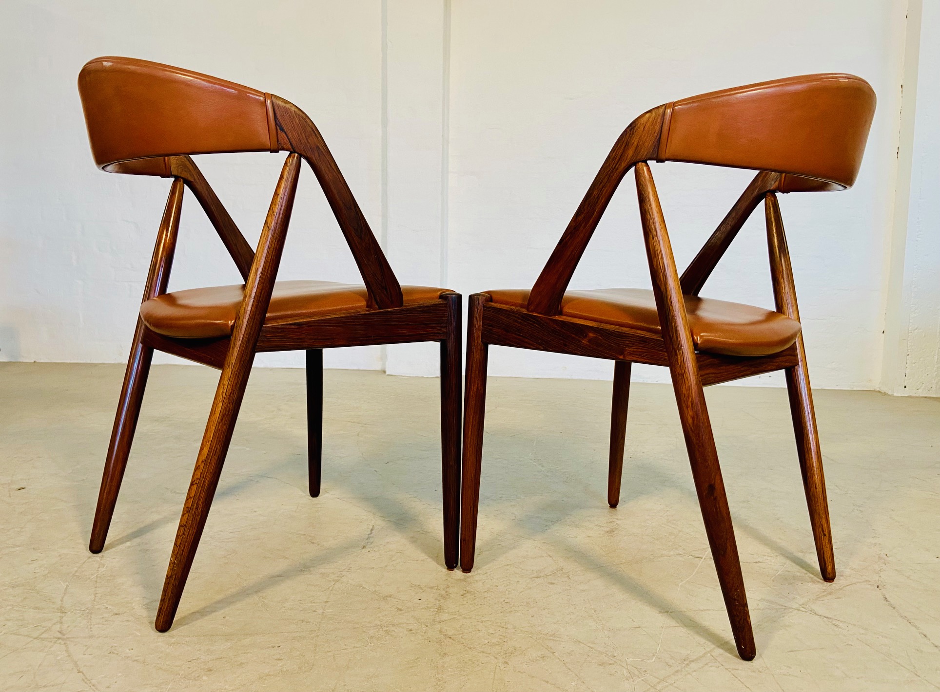 IMG_5585 Vintage Danish Kai Kristiansen Model 31 Dining Chairs – Set of 4 in Rosewood