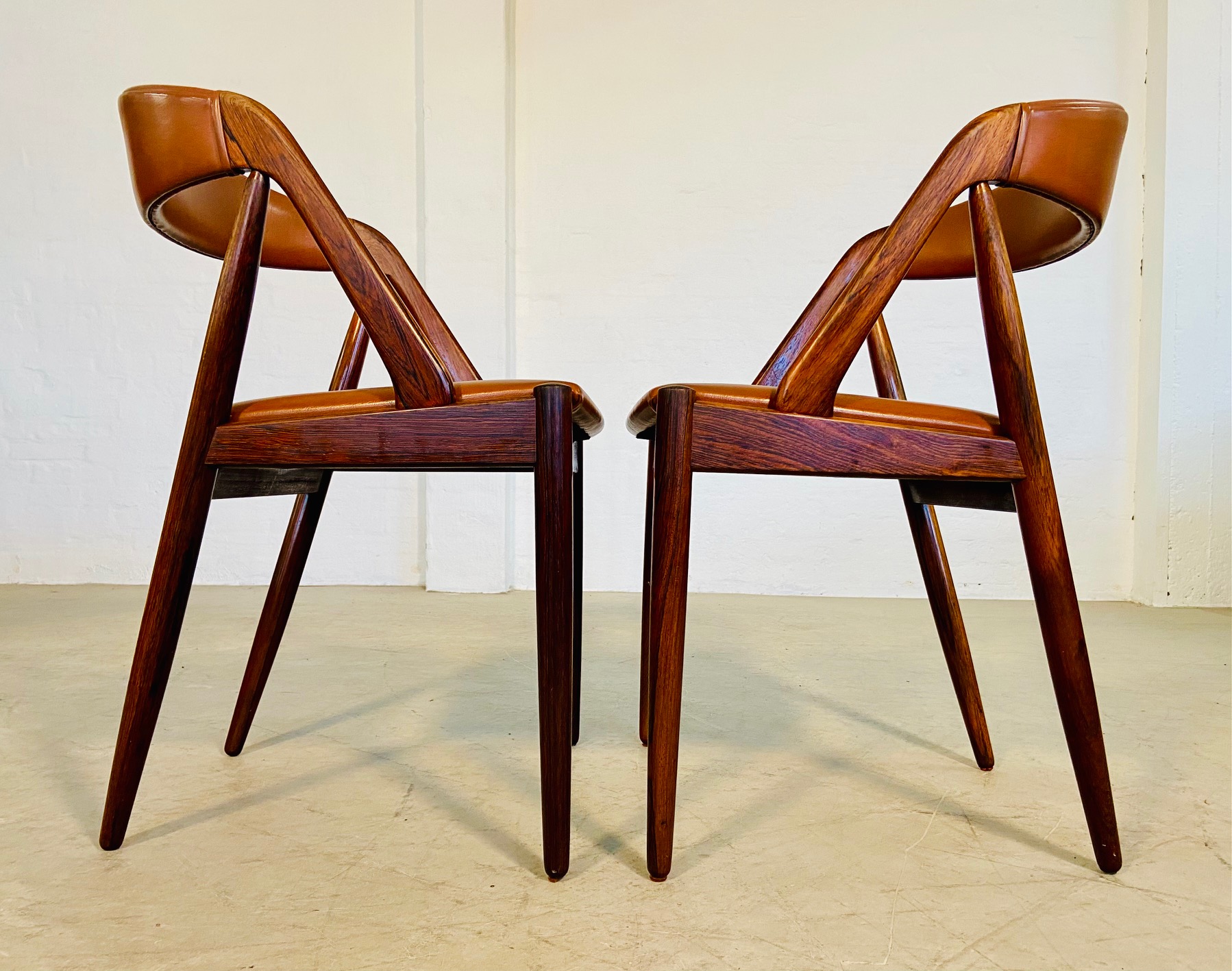 IMG_5587 Vintage Danish Kai Kristiansen Model 31 Dining Chairs – Set of 4 in Rosewood