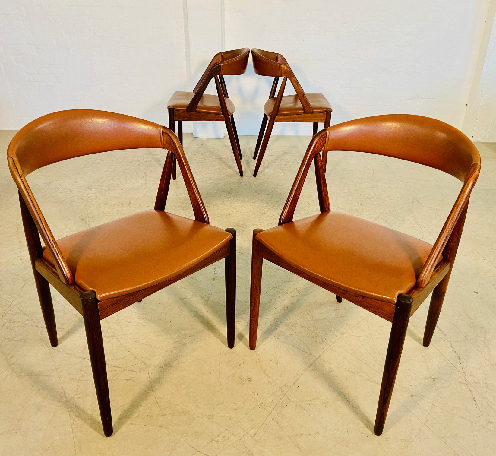 IMG_5588 Vintage Danish Kai Kristiansen Model 31 Dining Chairs – Set of 4 in Rosewood