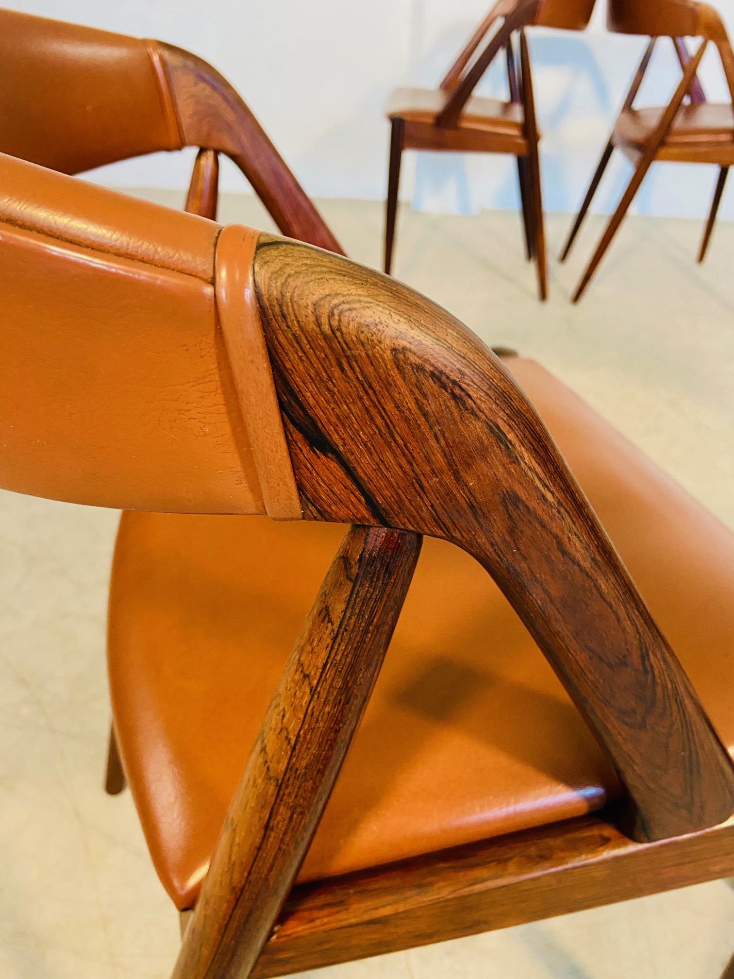 IMG_5592 Vintage Danish Kai Kristiansen Model 31 Dining Chairs – Set of 4 in Rosewood