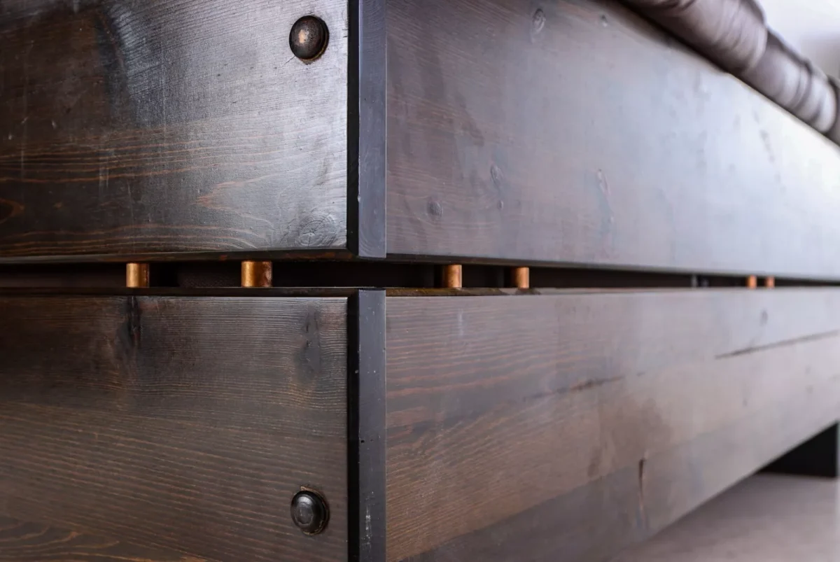 Vintage Danish Mid Century Ekornes Brown Leather Corner Sofa Model Party 1977