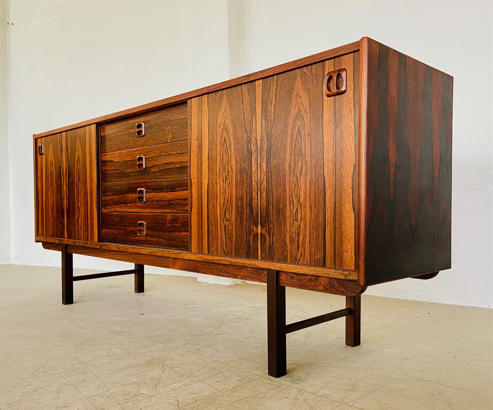 IMG_3079 Vintage Danish Mid Century Rosewood Sideboard by Kai Winding