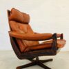 Vintage Danish Deluxe Gote Mobler Reclining Lounge Chair 1970s