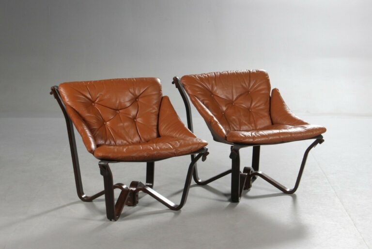 image Vintage Danish Mid-Century "Viking" Chair By Jim Myrstad 1973