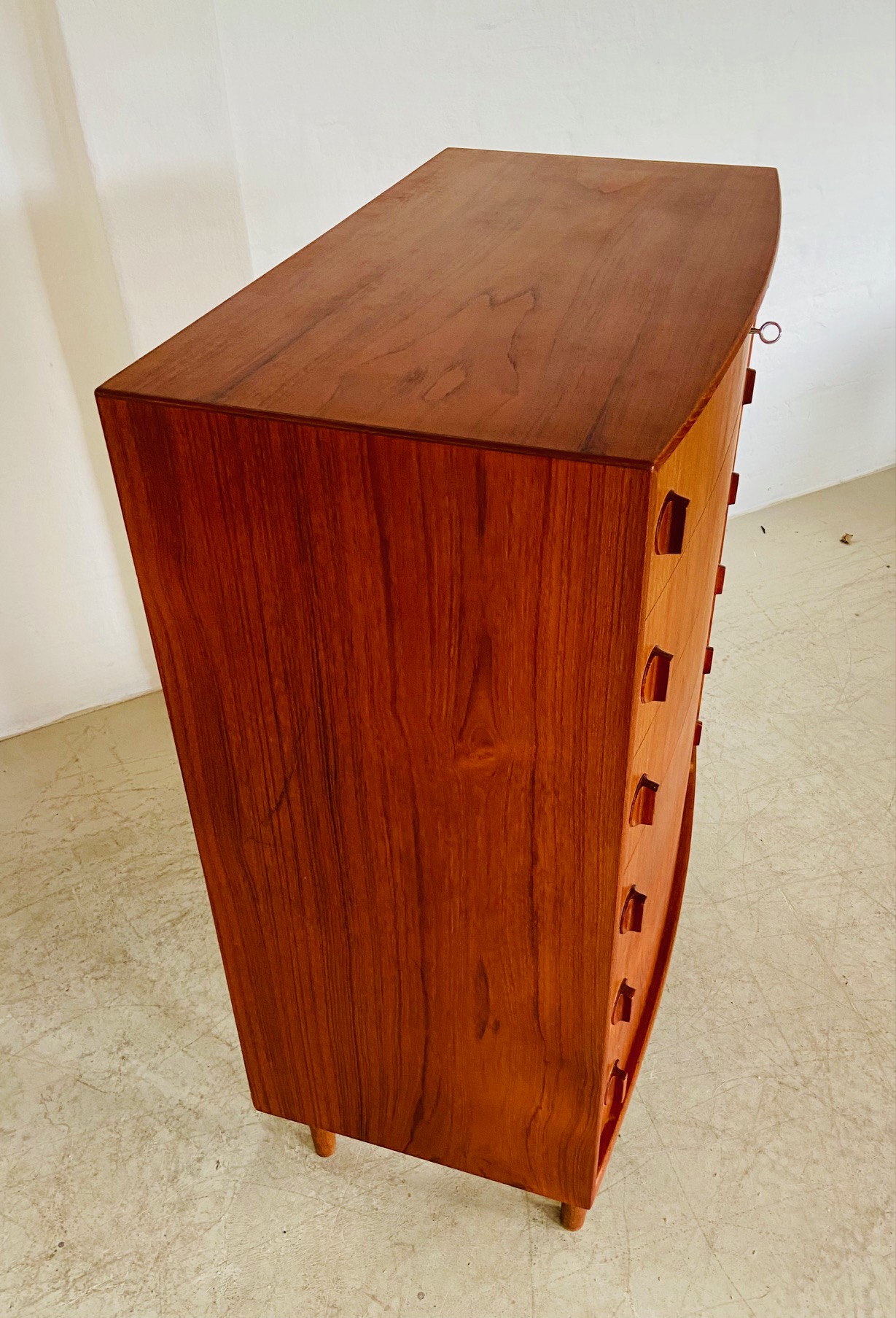 Vintage Danish Mid Century Teak Chest of Drawers by Henning Kjærnulf