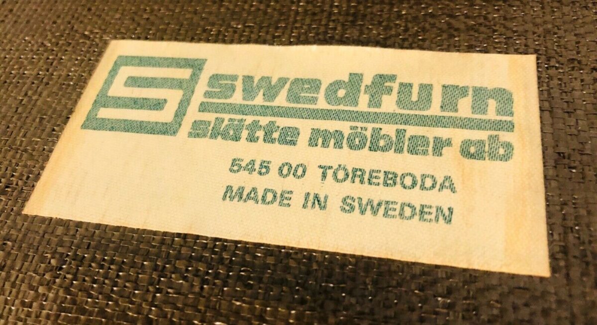 Vintage Swedish Mid Century Leather Lounge Chair In Coco Leather 1975
