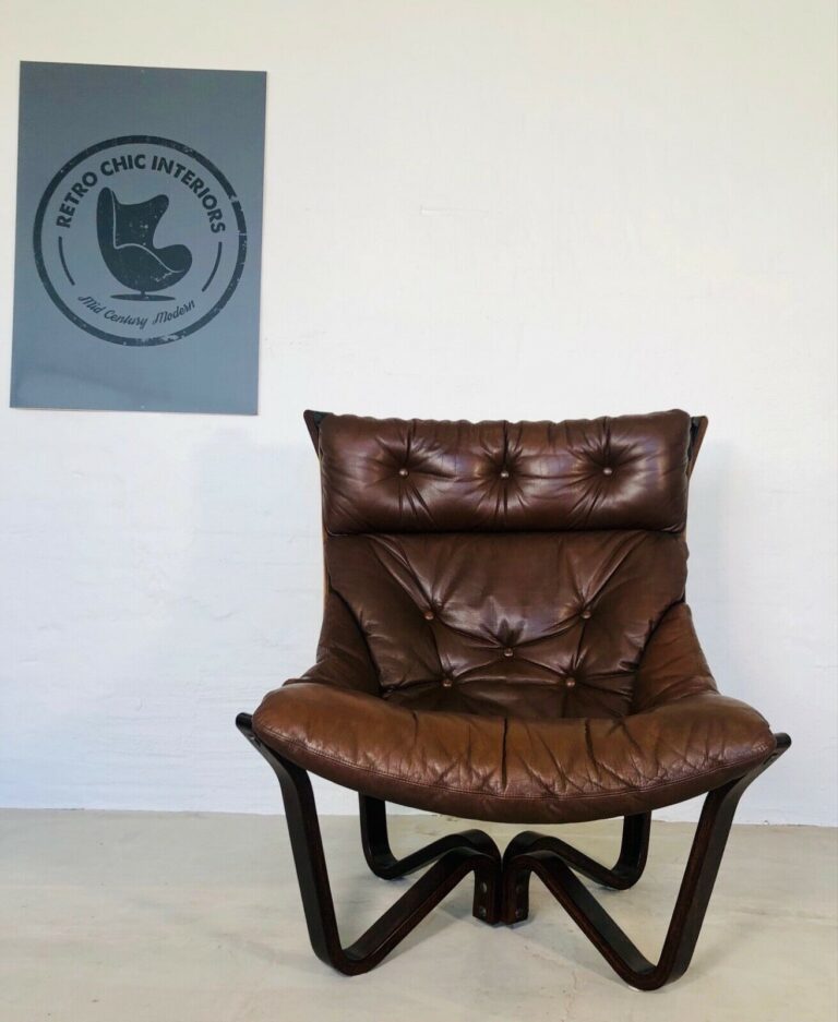 image Vintage Danish Mid-Century "Viking" Chair By Jim Myrstad 1973