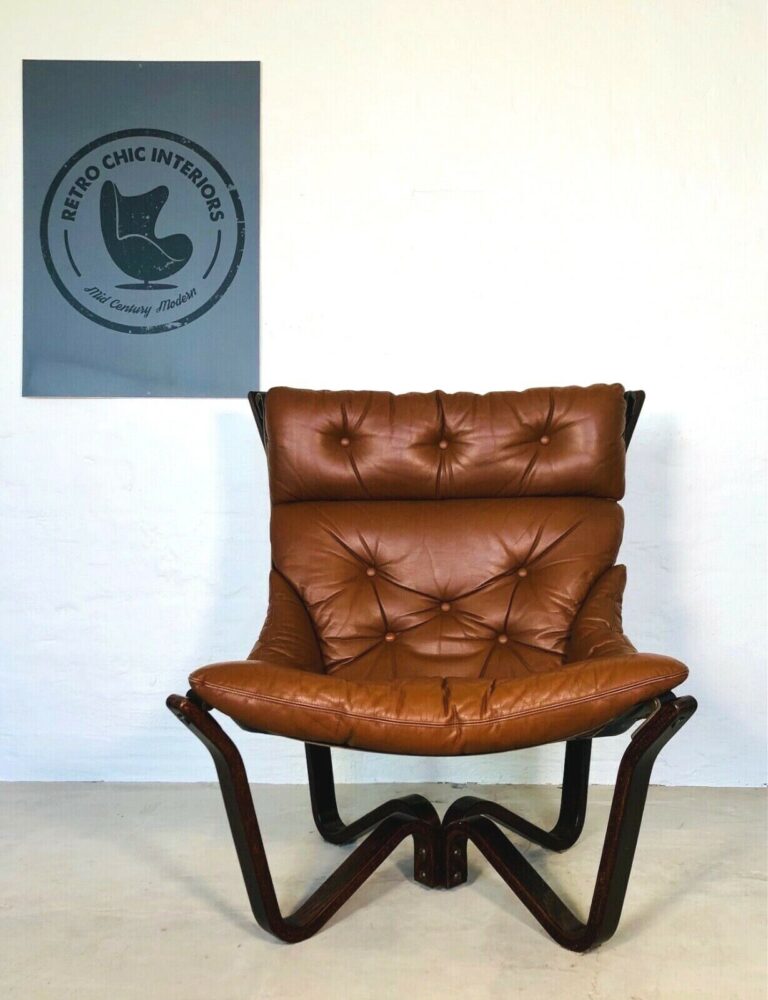 image Vintage Danish Mid-Century "Viking" Chair By Jim Myrstad 1973