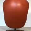 Vintage Danish Mid Century "Egg" Lounge Chair & Matching Footstool 1970's