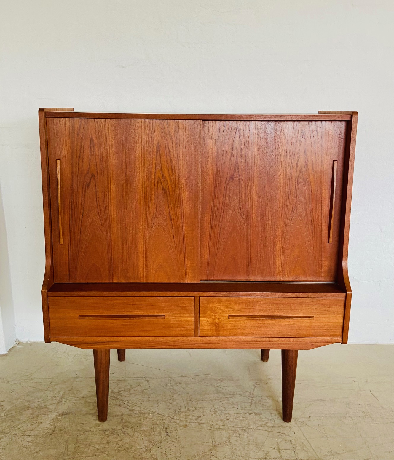 Vintage Danish Mid Century Teak/Bar Cabinet  1960