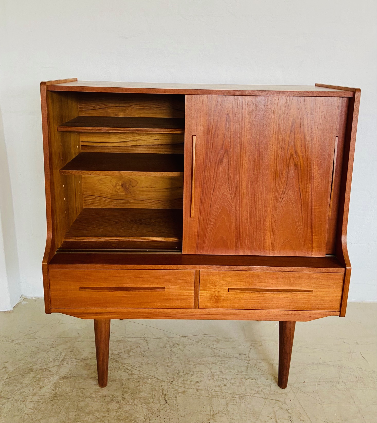 Vintage Danish Mid Century Teak/Bar Cabinet  1960