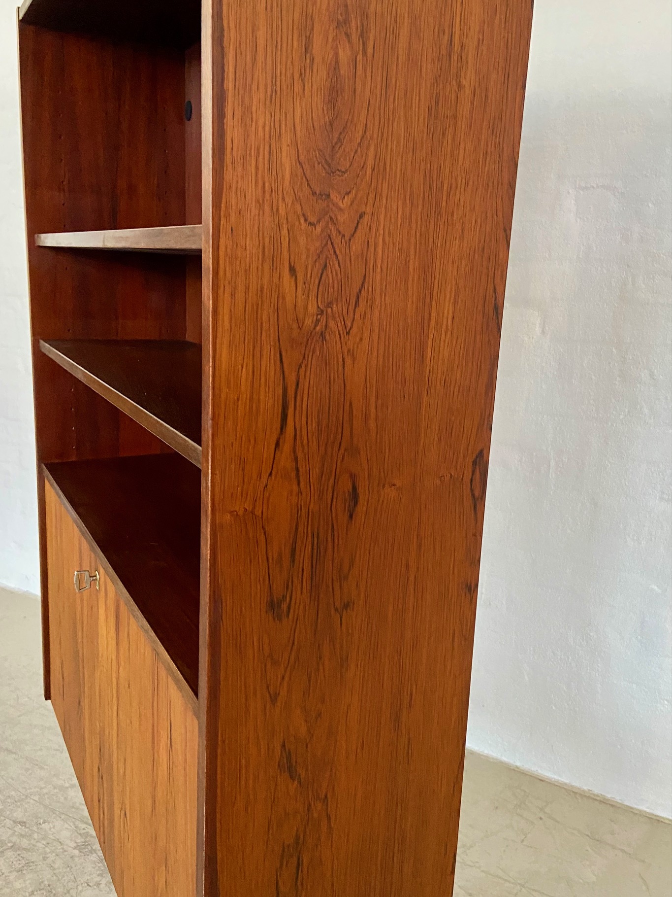 Danish Retro Vintage Bookcase in Rosewood 1965