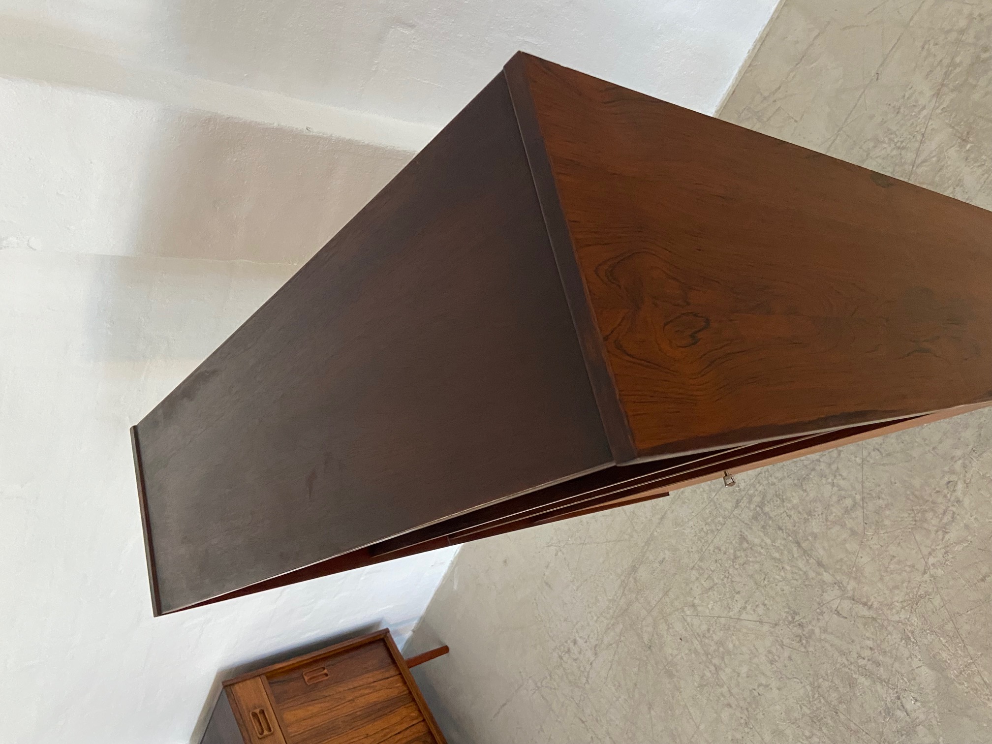 Danish Retro Vintage Bookcase in Rosewood 1965