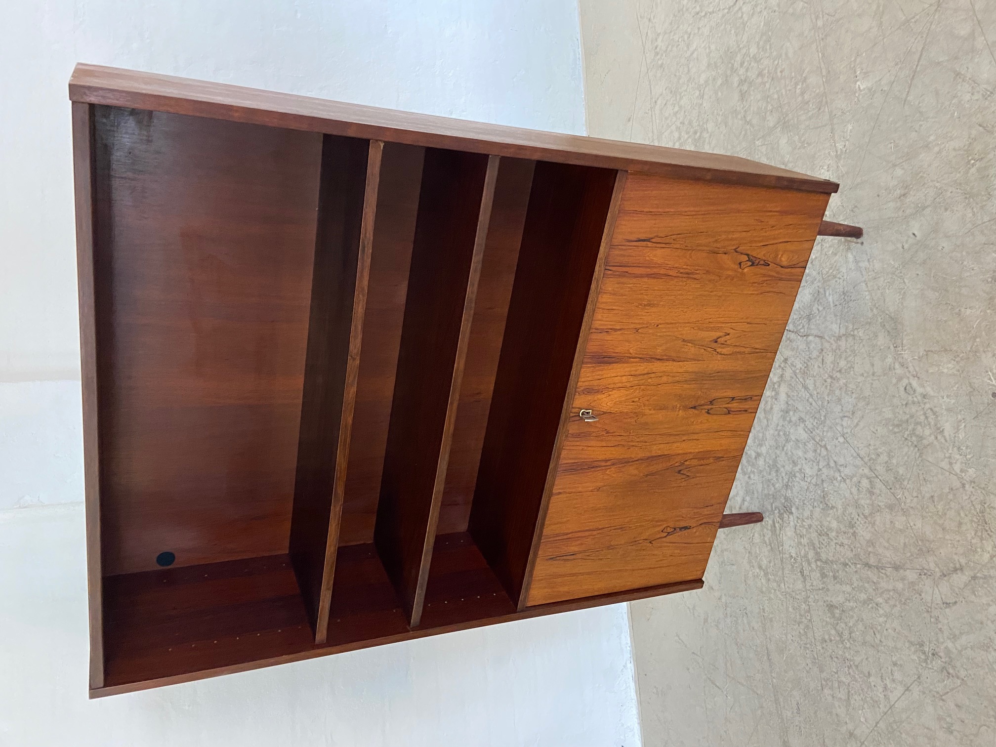 Danish Retro Vintage Bookcase in Rosewood 1965