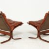 Vintage Norwegian Mid Century Leather Seista Chairs By Ingmar Relling