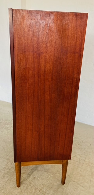 VINTAGE DANISH MID CENTURY TALLBOY CHEST OF DRAWERS by BORGE MOGENSEN 1960,s