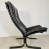 Vintage Norwegian Mid Century Leather Chaise Lounge Chair By Ingmar Relling