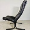 Vintage Norwegian Mid Century Leather Chaise Lounge Chair By Ingmar Relling