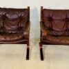 Vintage Norwegian Mid Century Leather Seista Chairs by Ingmar Relling
