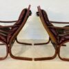Vintage Norwegian Mid Century Leather Seista Chairs by Ingmar Relling