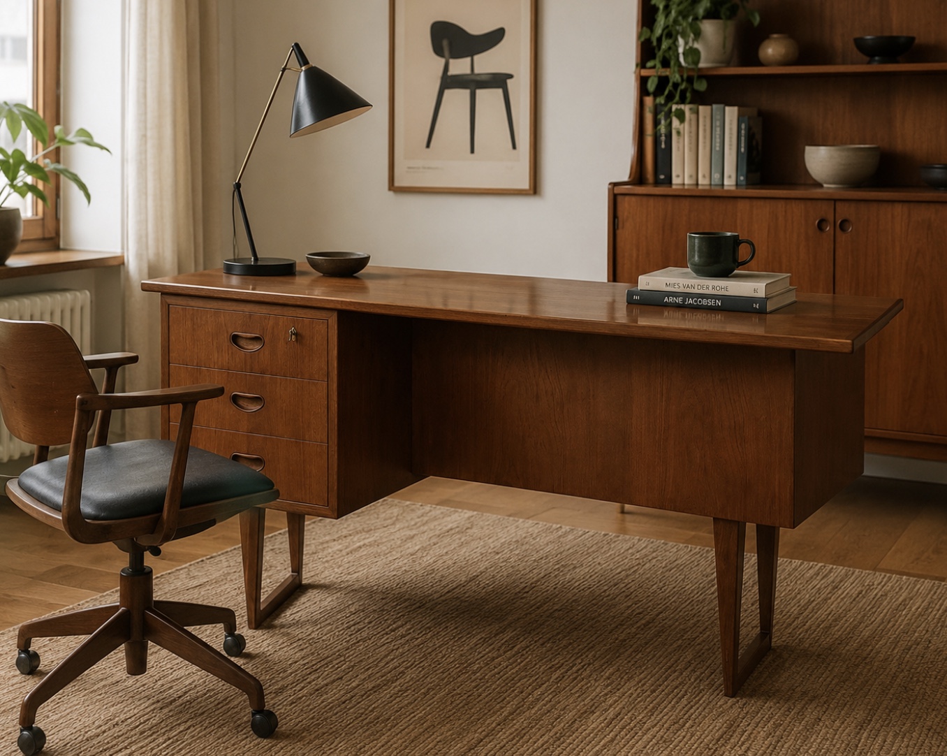 B9978107-AC6B-4C58-B9C8-0782BE52C5E5 Vintage Retro Danish Mid Century Teak Boomerang Desk 1960,s