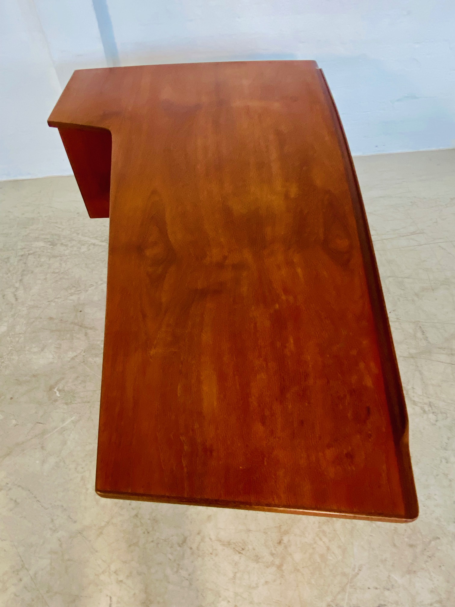 Vintage Retro Danish Mid Century Teak Boomerang Desk 1960,s