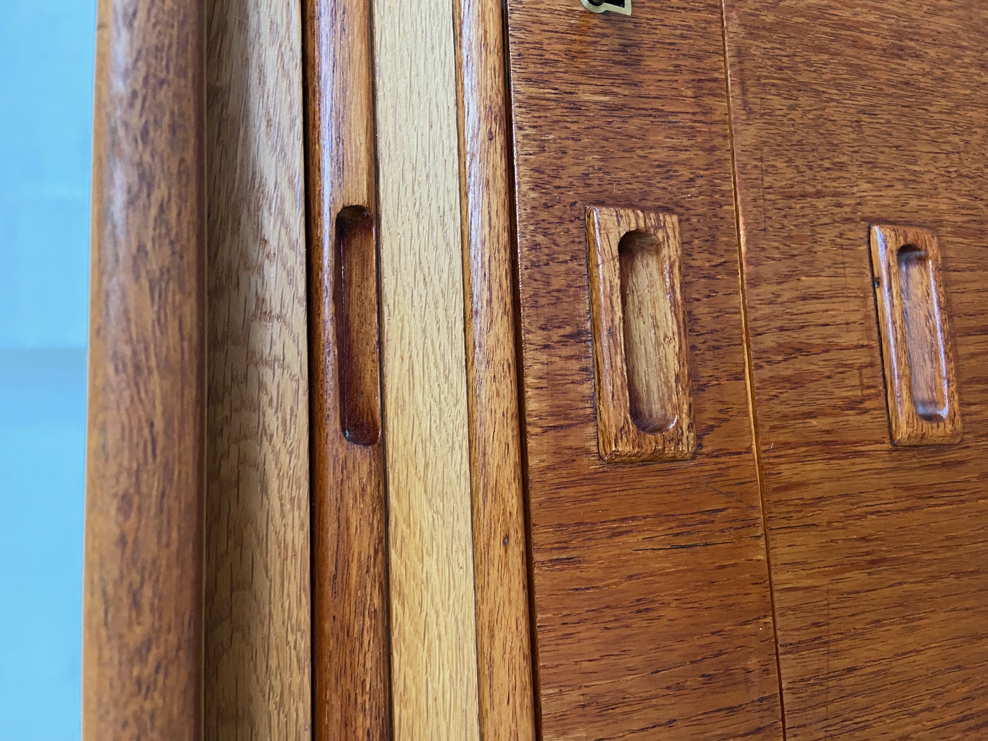 Vintage Retro Danish Teak and Oak Desk by Børge Mogensen for Søborg Møbelfabrik, 1960s