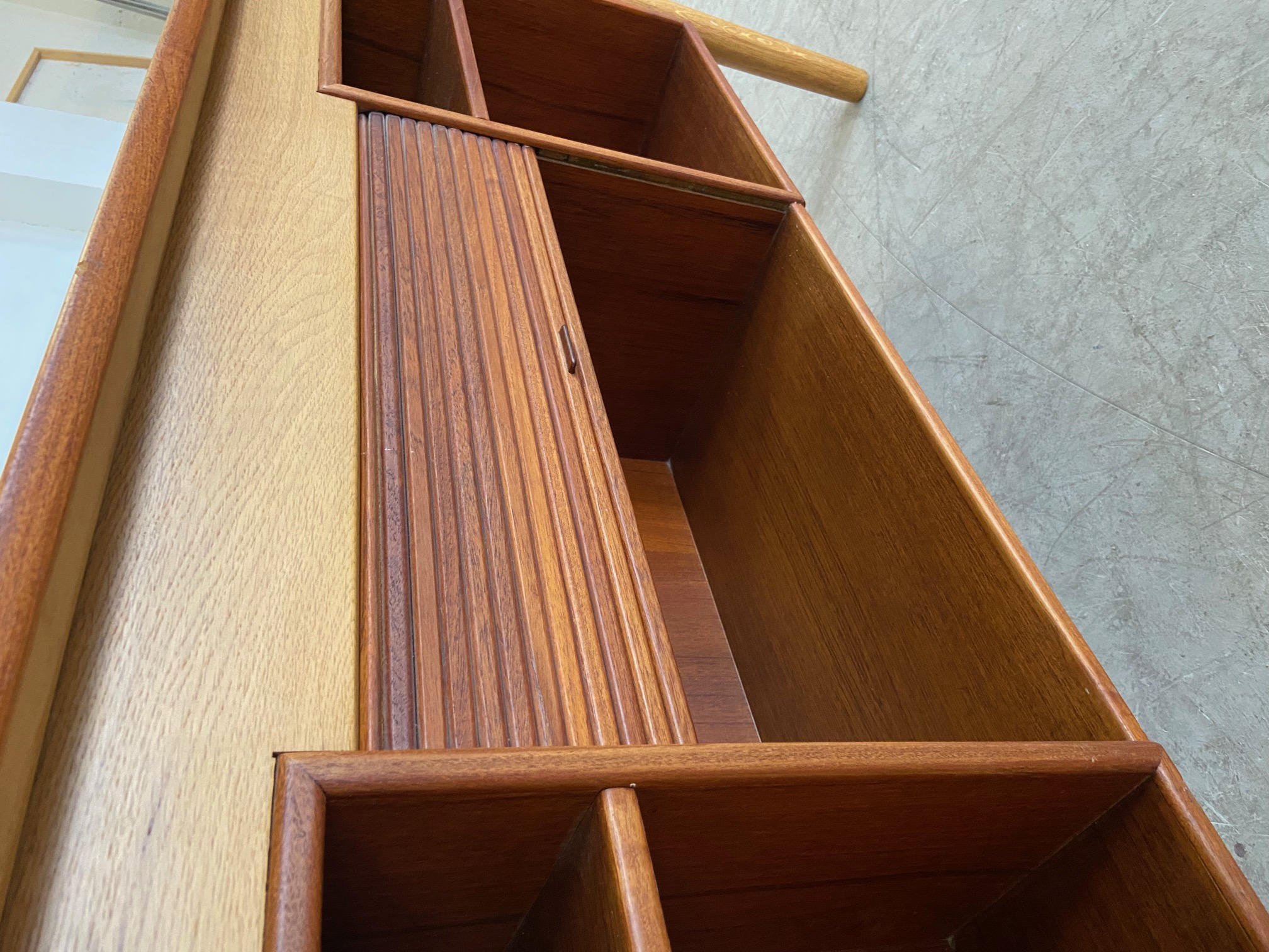 Vintage Retro Danish Teak and Oak Desk by Børge Mogensen for Søborg Møbelfabrik, 1960s