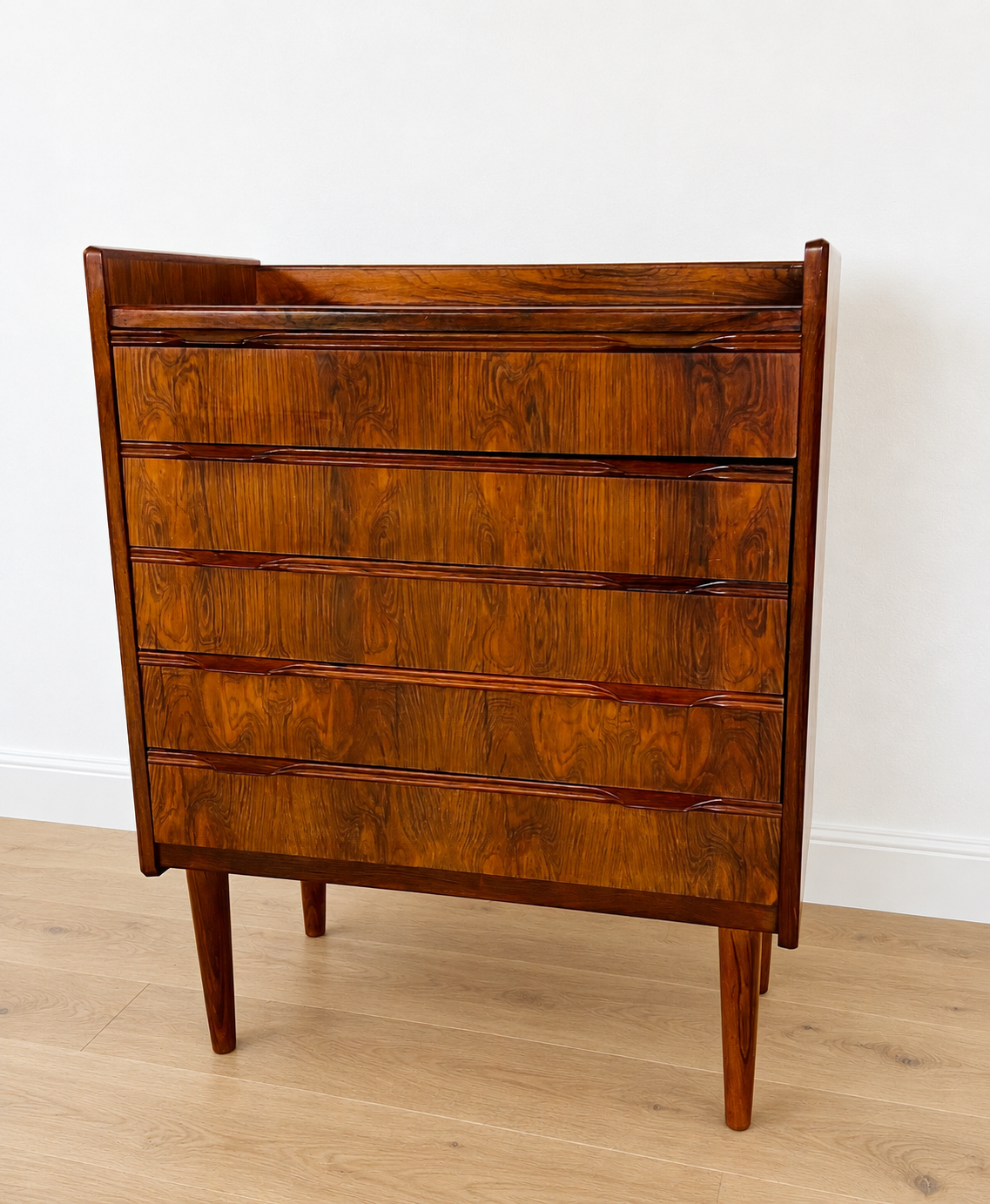 Image 16-10-2026 at 12.11 (2) Vintage Danish Mid Century Modern Rosewood Chest of Drawers by Henning Jørgensen 1959