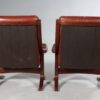 Vintage Danish Mid Century Lounge Chairs in Cognac Leather and Rosewood