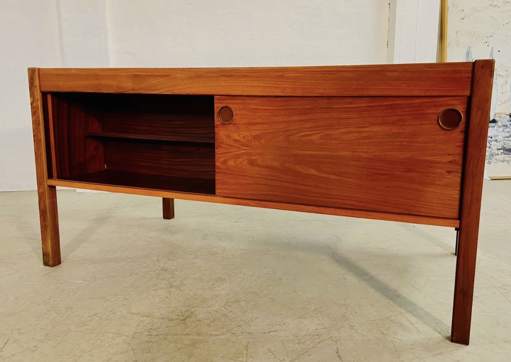 Vintage Danish Mid Century Rosewood Executive Desk By Christian Linneberg 1960s