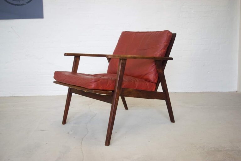 Vintage Danish Mid Century Rosewood Lounge Chair 1960's