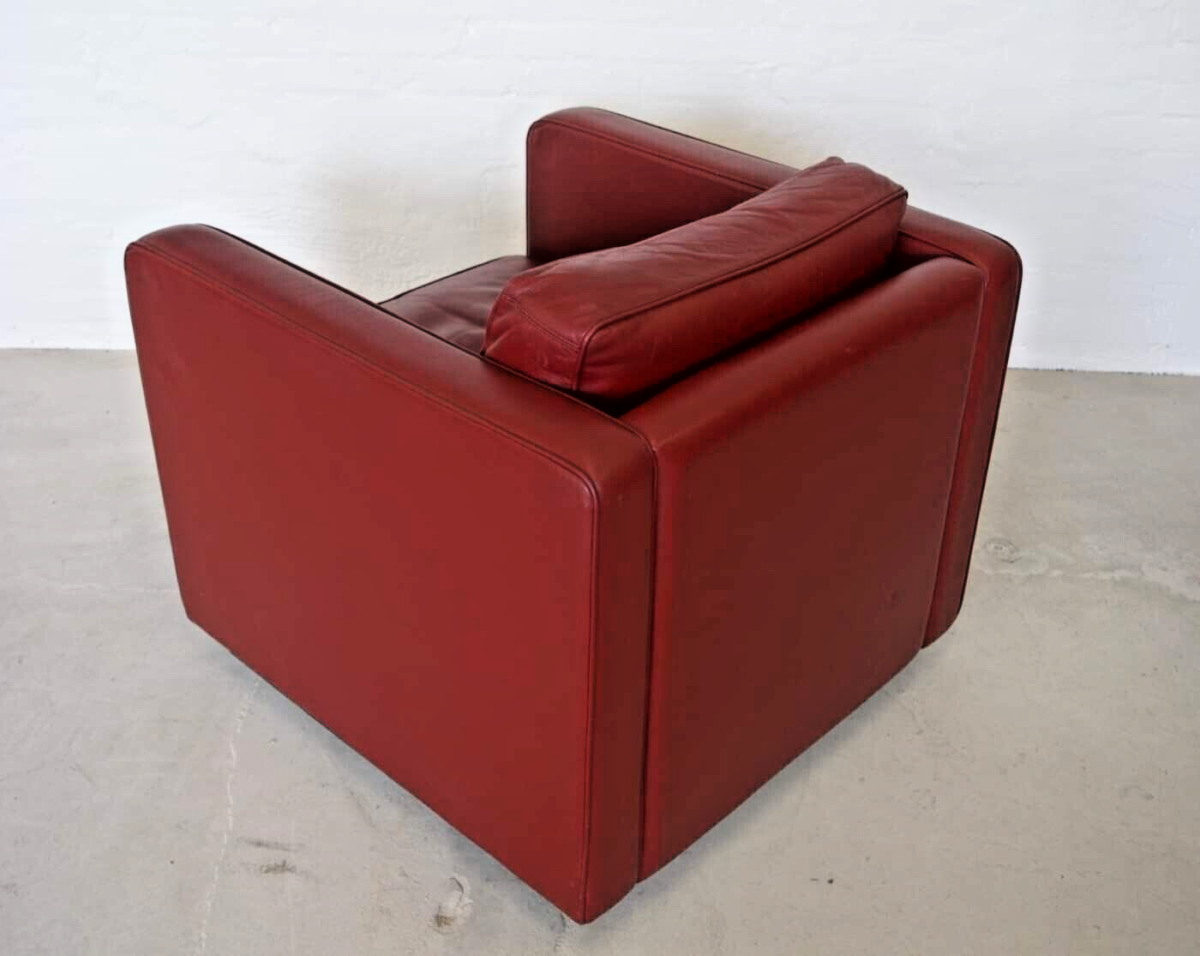 Vintage Danish Cognac Leather Lounge Chair