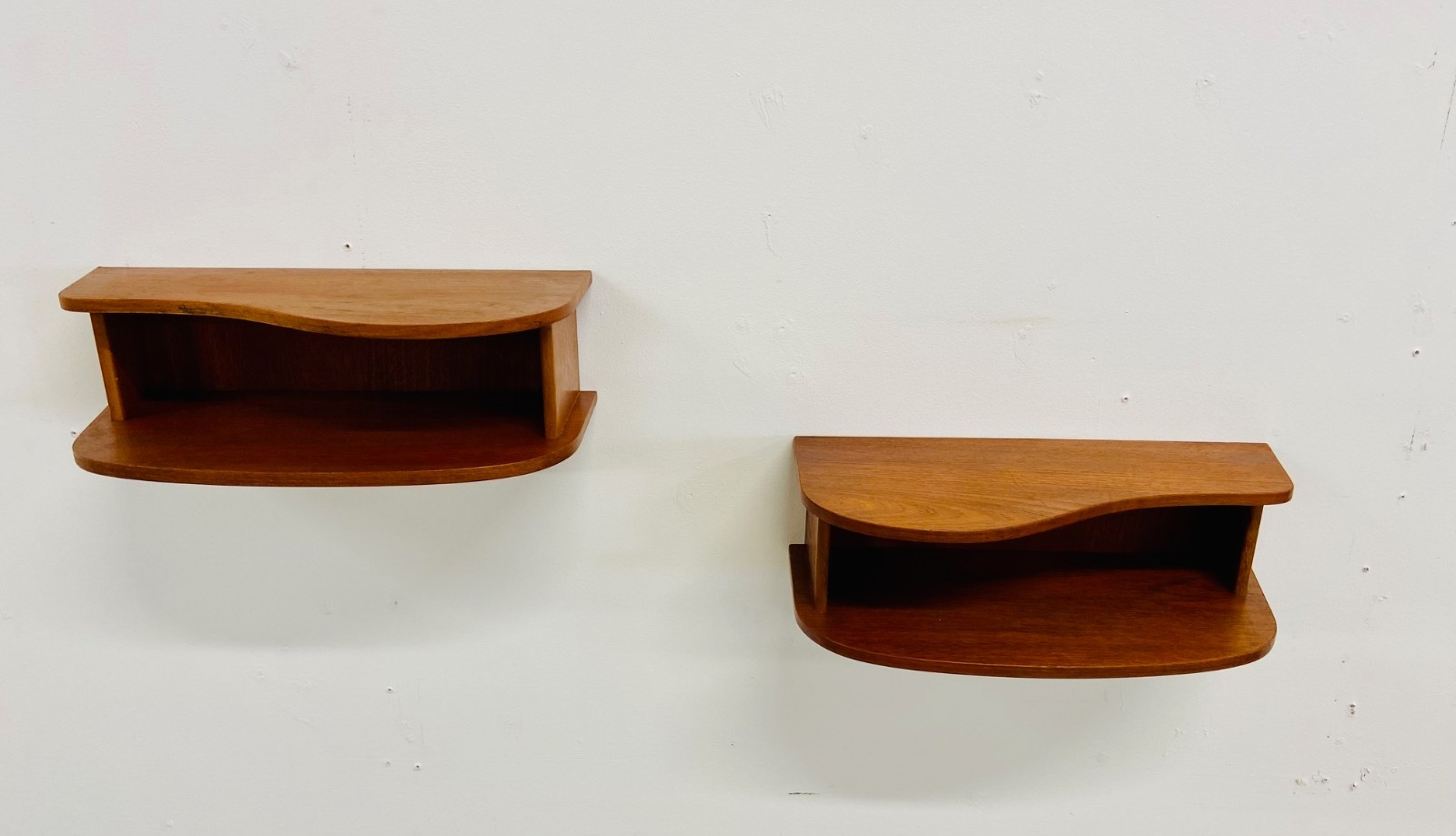 retro-vintage-danish-floating-wall-mounted-bedside-cabinets-in-teak-70s-sku77206778_0 Retro Vintage Danish Floating Wall Mounted Bedside Cabinets In Teak 70s