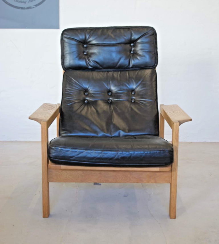 Vintage Danish Vintage Lounge Chair Attributed To Børge Mogensen 1960's