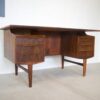 Vintage Retro Danish Mid Century 6 Drawer Rosewood Desk 1960's