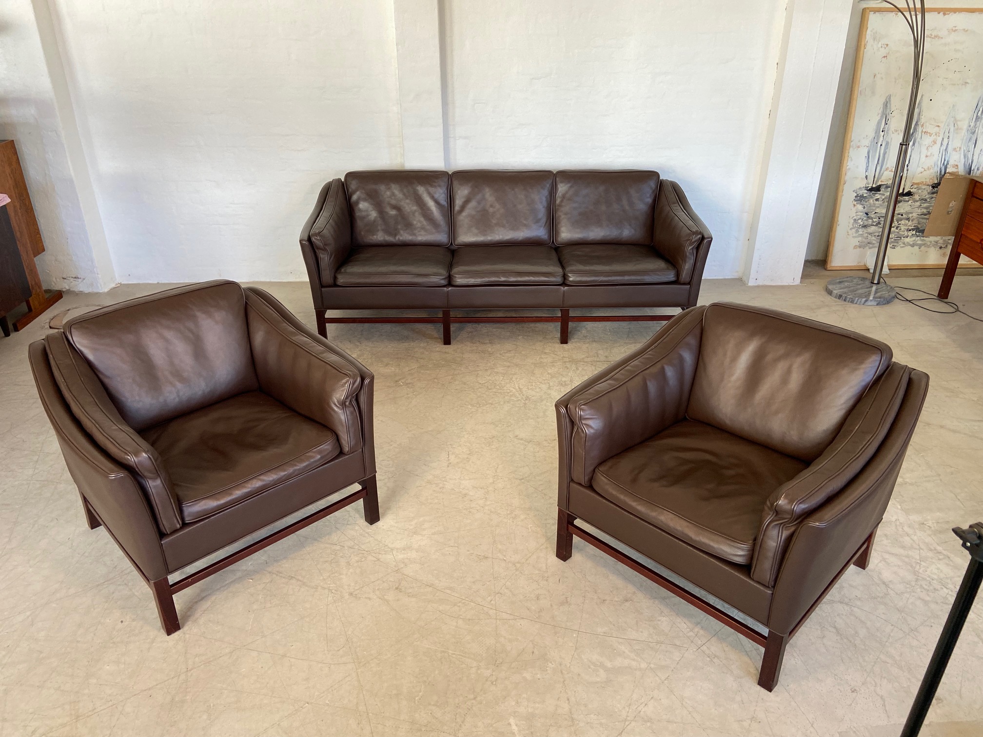 Vintage Danish 3 person sofa by Georg Thams for Grant Møbelfabrik