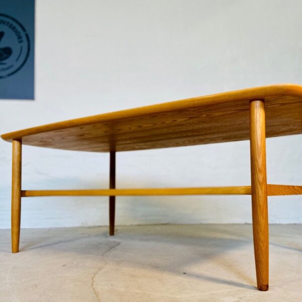 image VINTAGE DANISH BEECHWOOD COFFEE TABLE 1970's