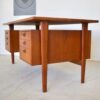 Vintage Retro Danish Mid Century Teak Desk By Kai Kristiansen